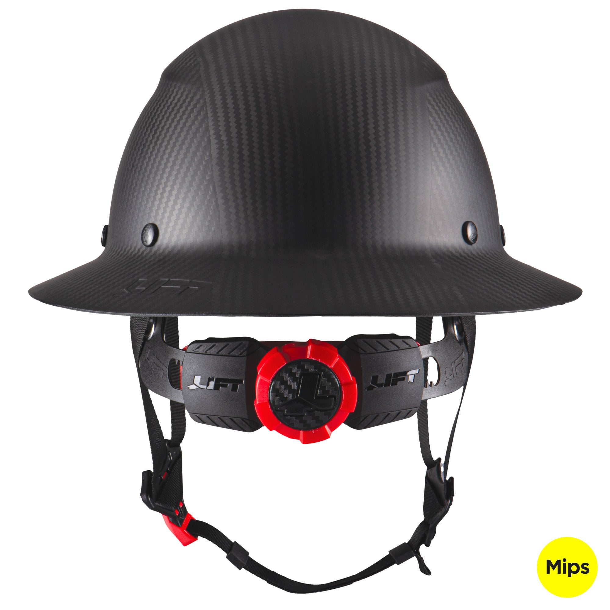 DAX Full Brim Hard Hat with Mips - Carbon Matte