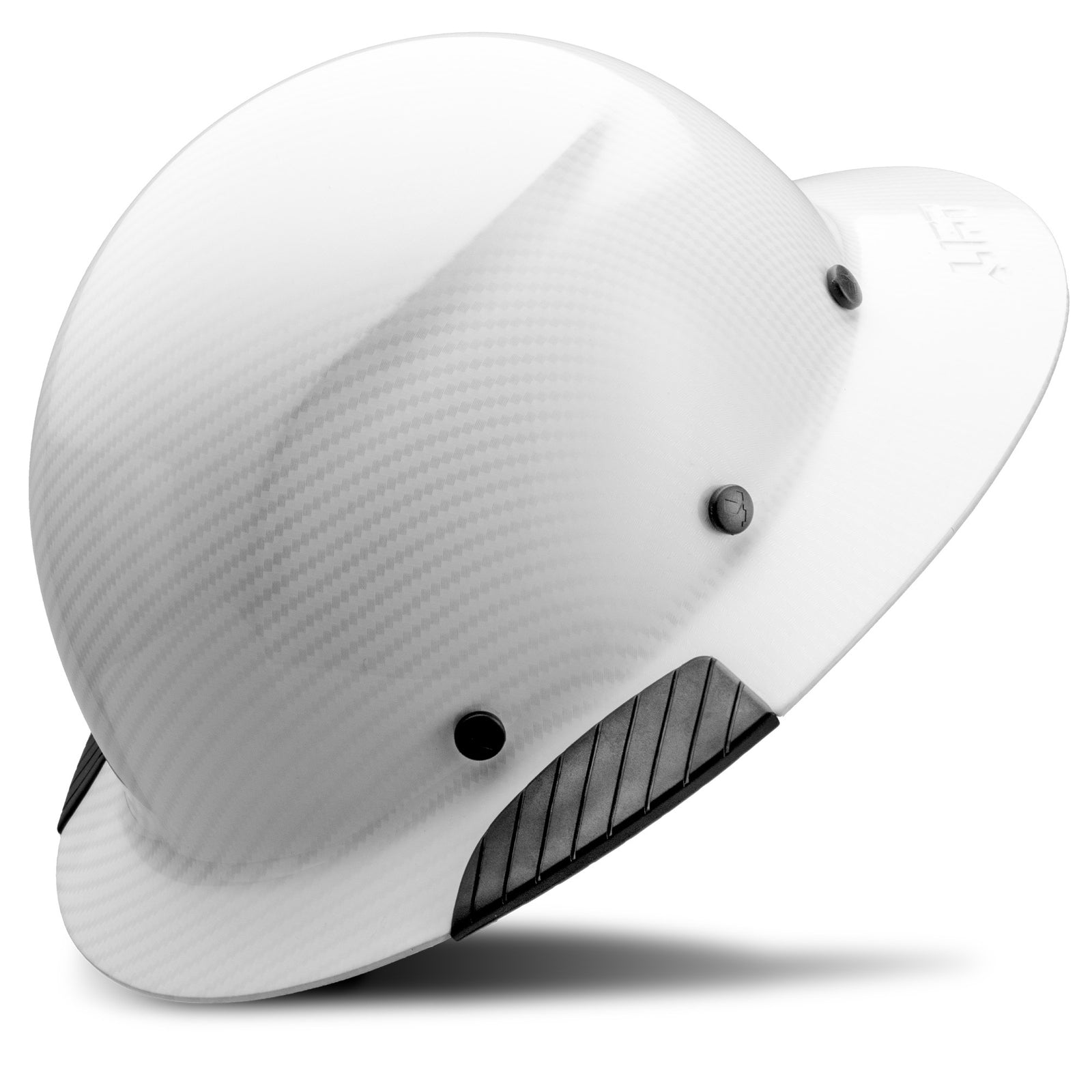 DAX White Carbon Full Brim Hard Hat - LIFT Safety