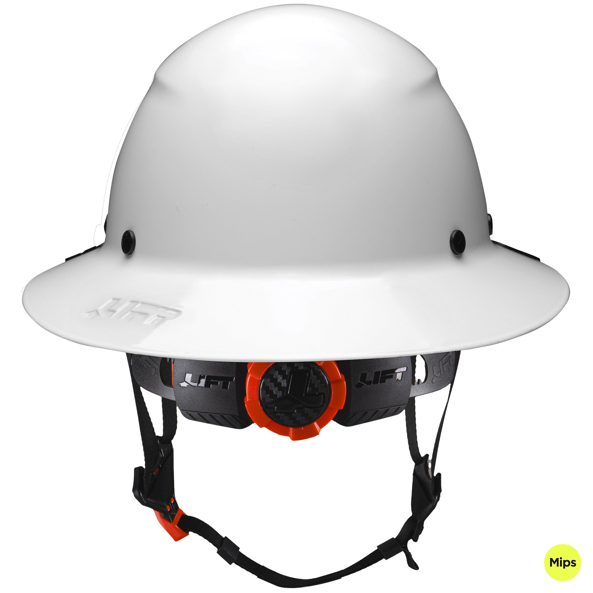 DAX Full Brim Hard Hat with Mips - White - LIFT Safety