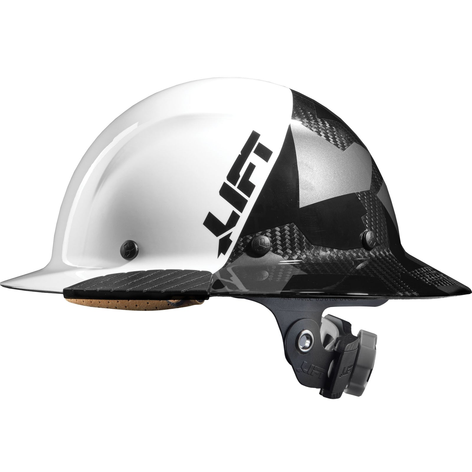 DAX Fifty 50 Carbon Fiber Camo Full Brim Hardhat - LIFT Safety