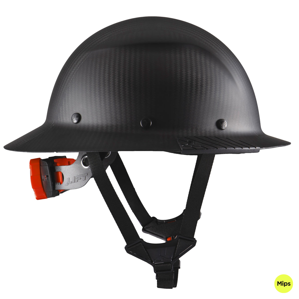DAX Full Brim Hard Hat with Mips - Carbon Matte - LIFT Safety