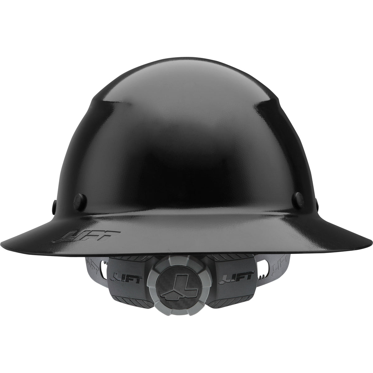CSA Certified DAX Full Brim Hard Hat - Black - LIFT Safety