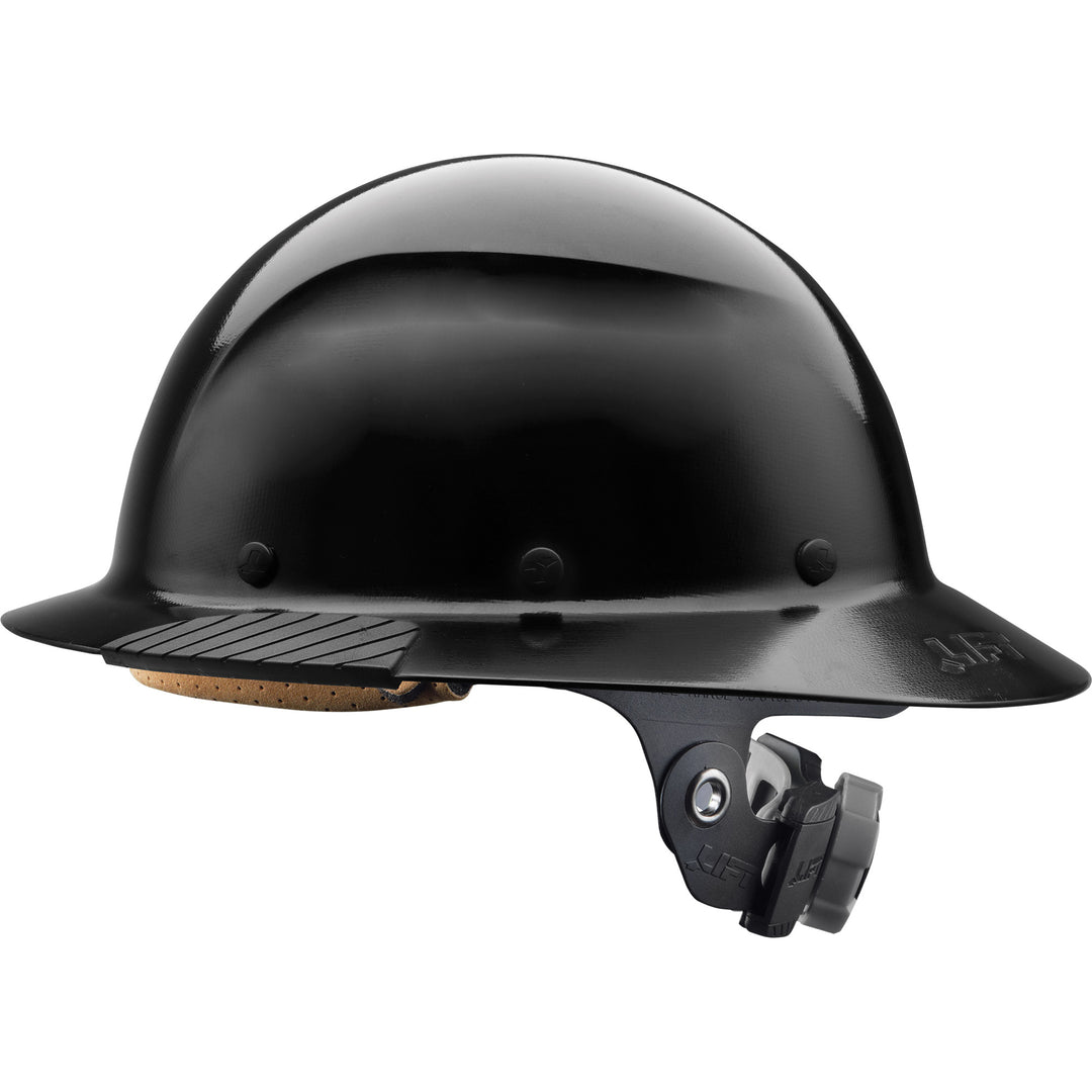 CSA Certified DAX Full Brim Hard Hat - Black | LIFT Safety, image size:1080x1080