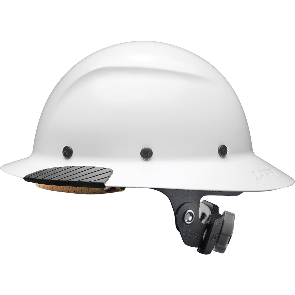 CSA Certified DAX Full Brim Hard Hat - White - LIFT Safety