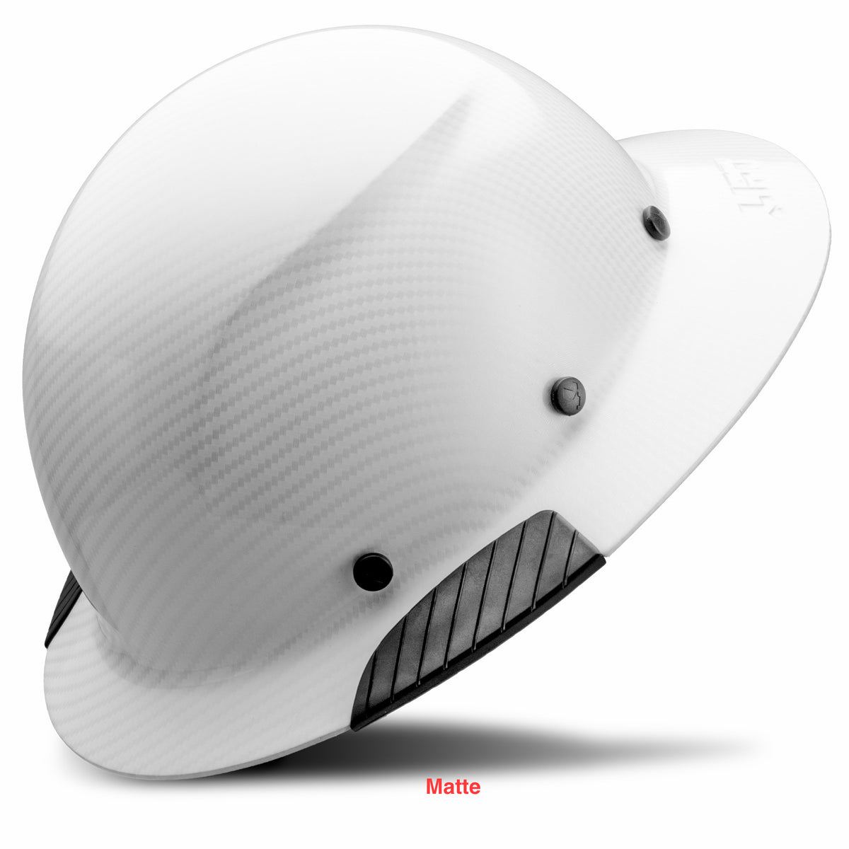 DAX White Carbon Full Brim Hard Hat - LIFT Safety [Finish: Matte]