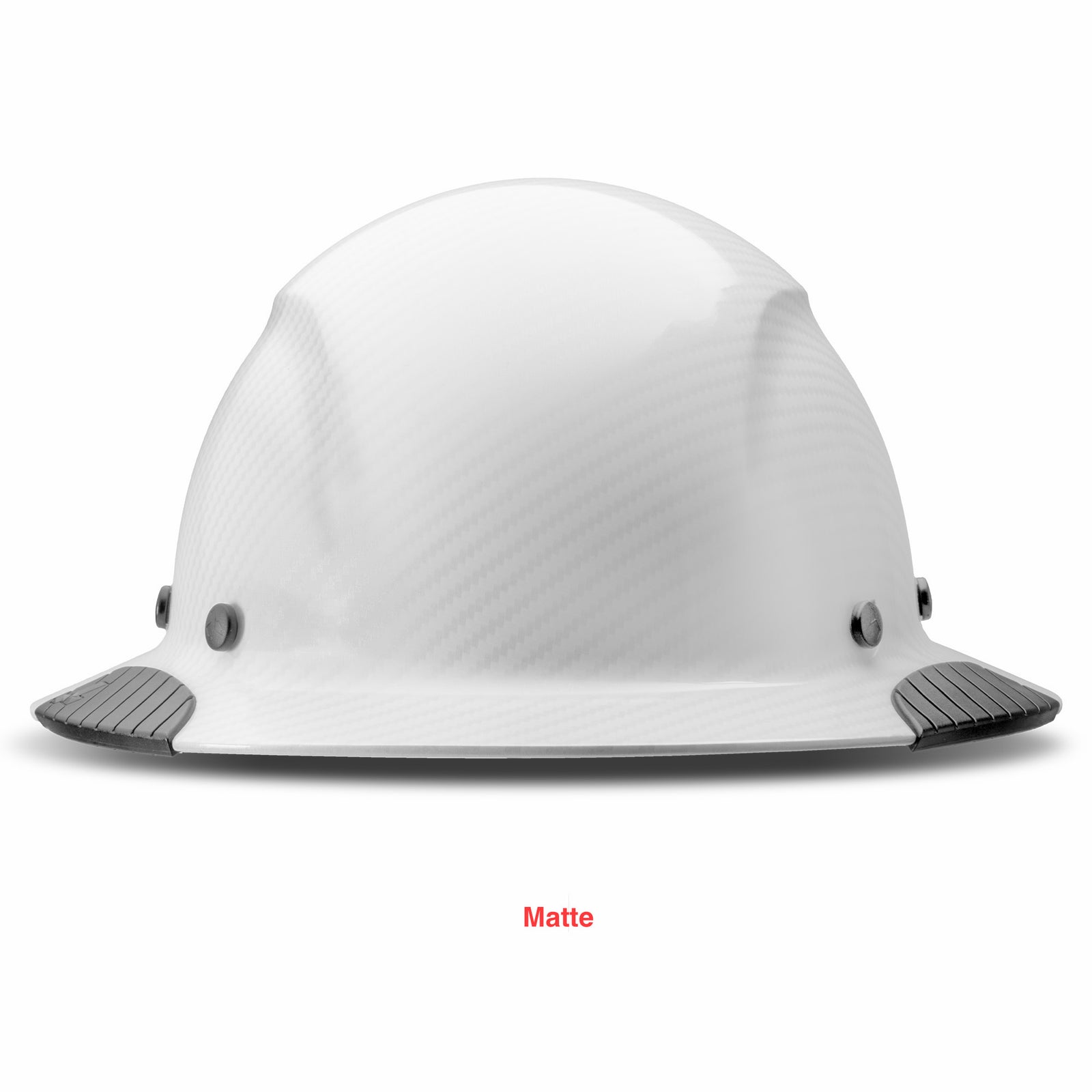 DAX White Carbon Full Brim Hard Hat - LIFT Safety [Finish: Matte]