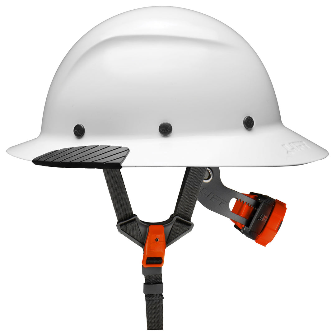 DAX Full Brim Hard Hat with Mips - White | LIFT Safety, image size:1080x1080