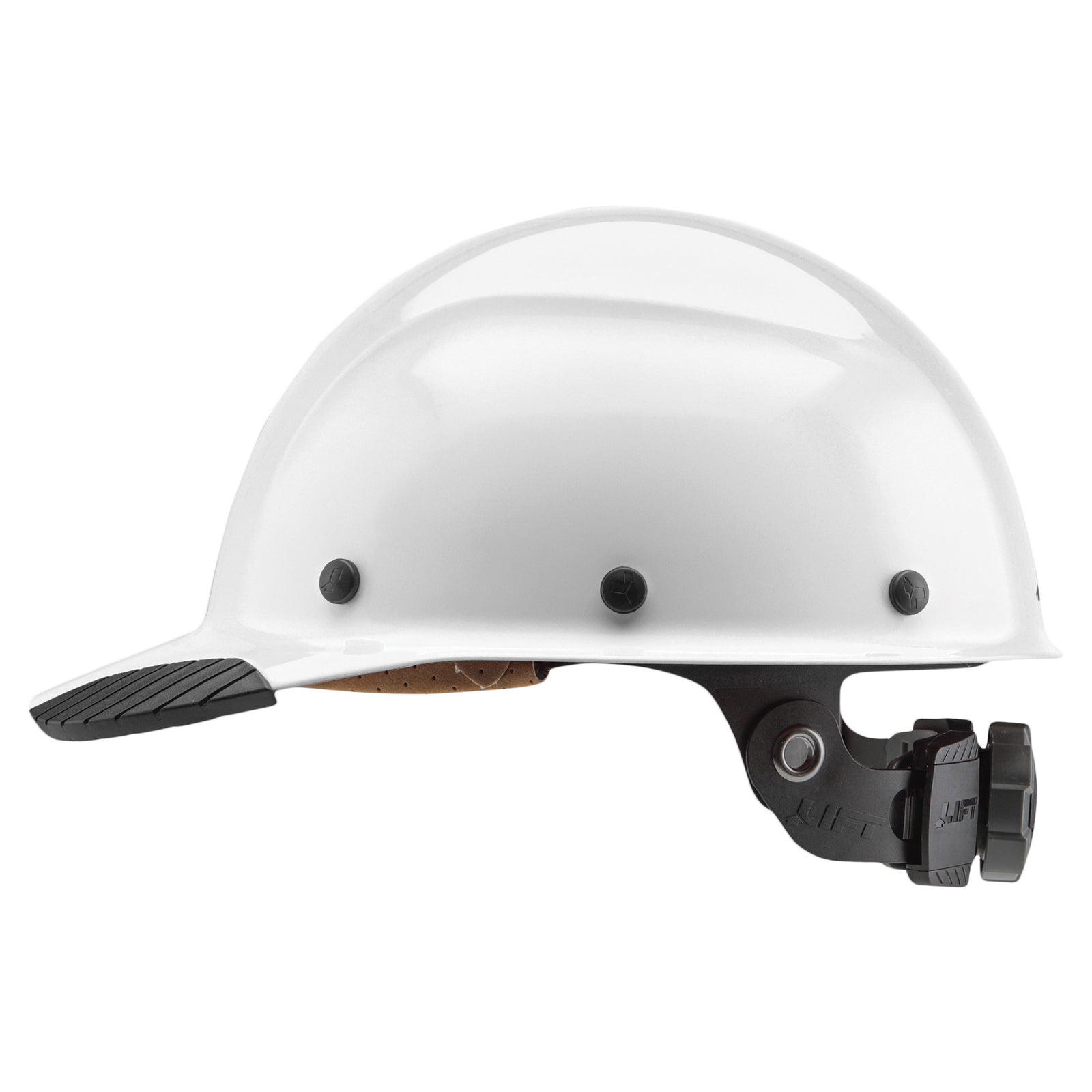 DAX Carbon Fiber White Cap Style Hardhat - LIFT Safety