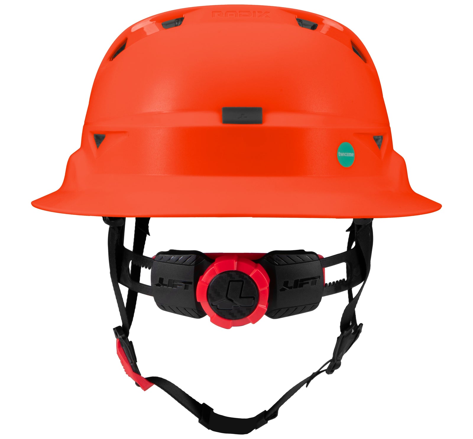 Radix Full Brim Vented with Twiceme [color: hi-viz orange]
