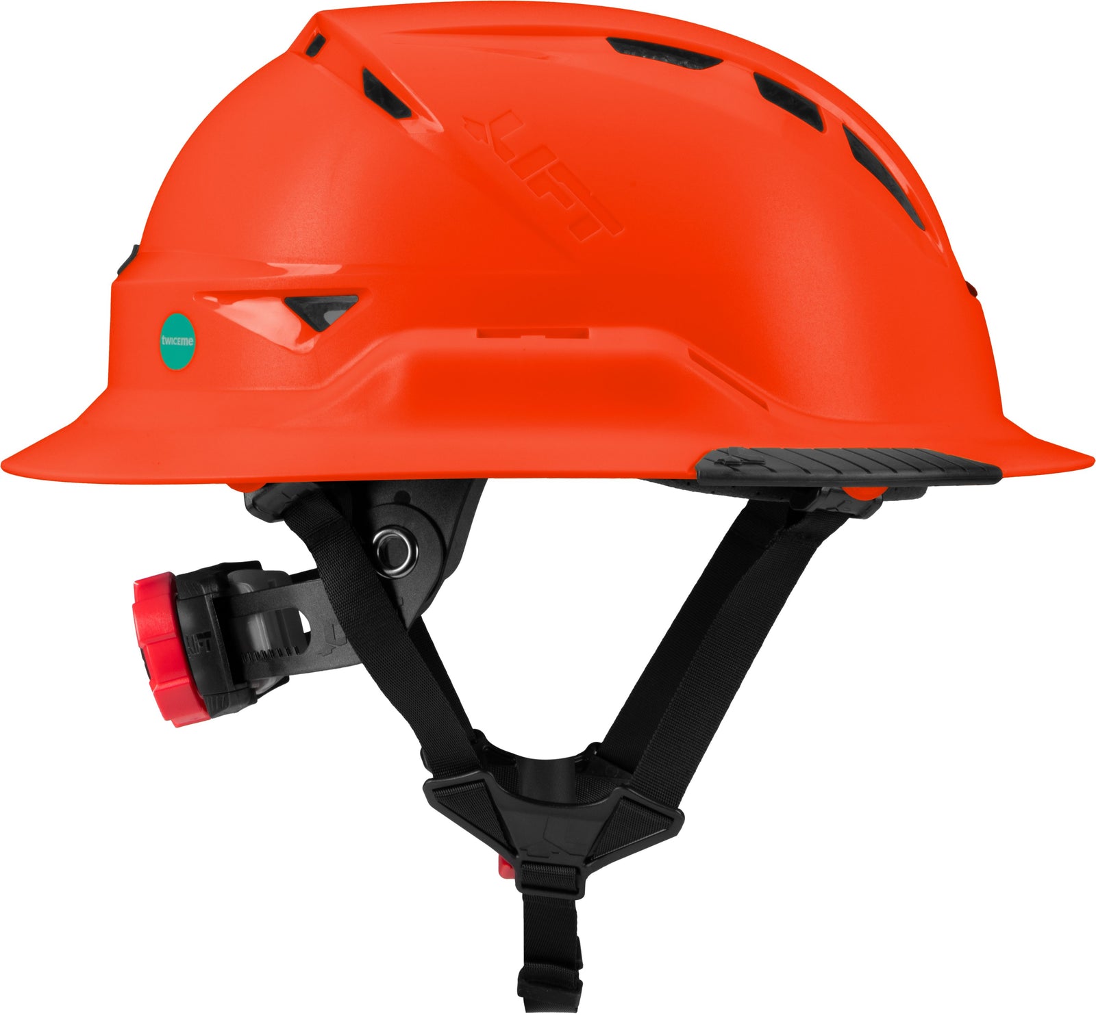Radix Full Brim Vented with Twiceme [color: hi-viz orange]
