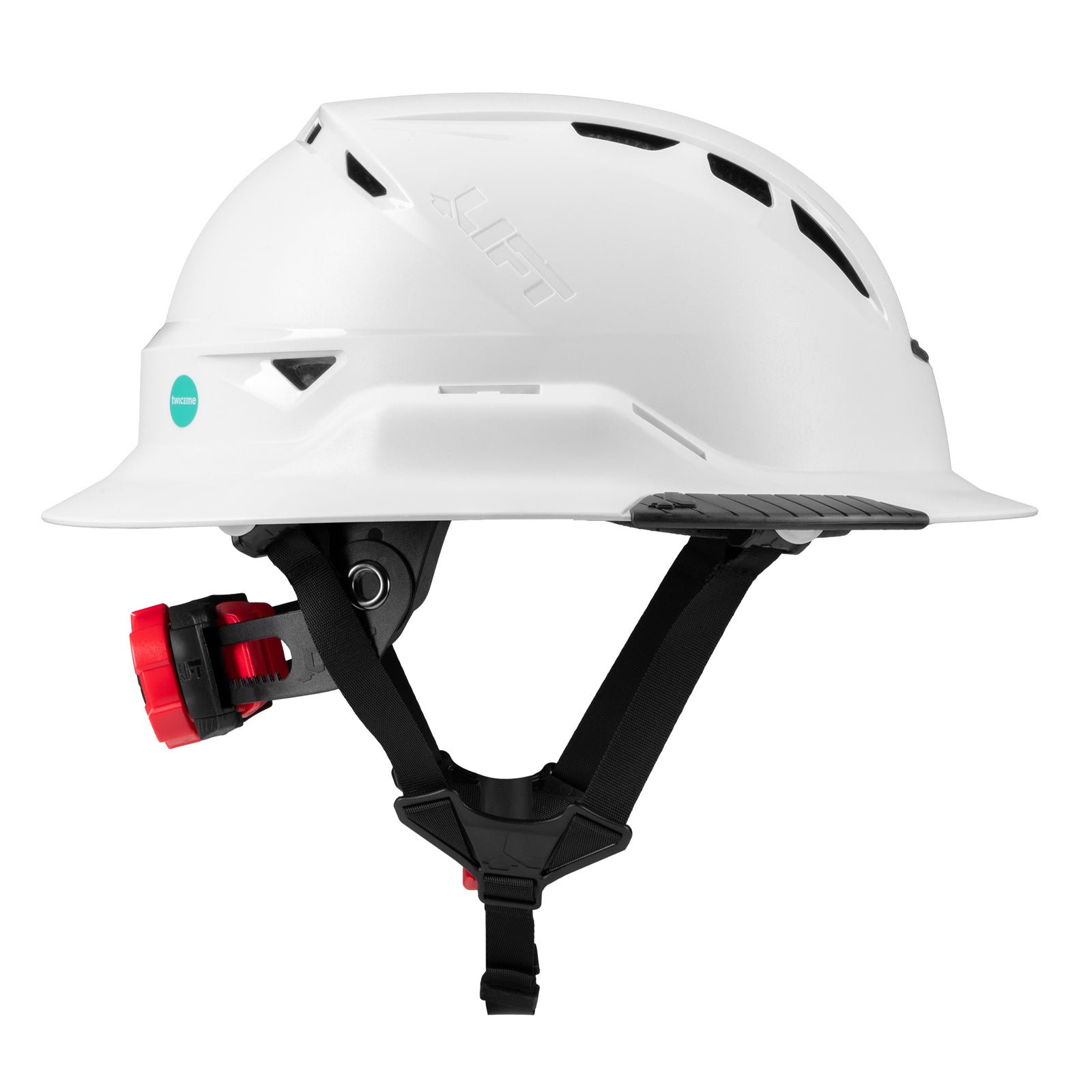 Radix Full Brim Vented with Twiceme [color: white]