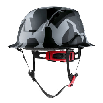 bike helmet brim attachment Large-Brim Helmets, Blue-Black Rounded shape with an attached visor and a flat back Da Brim Equestrian Rezzo Helmet
