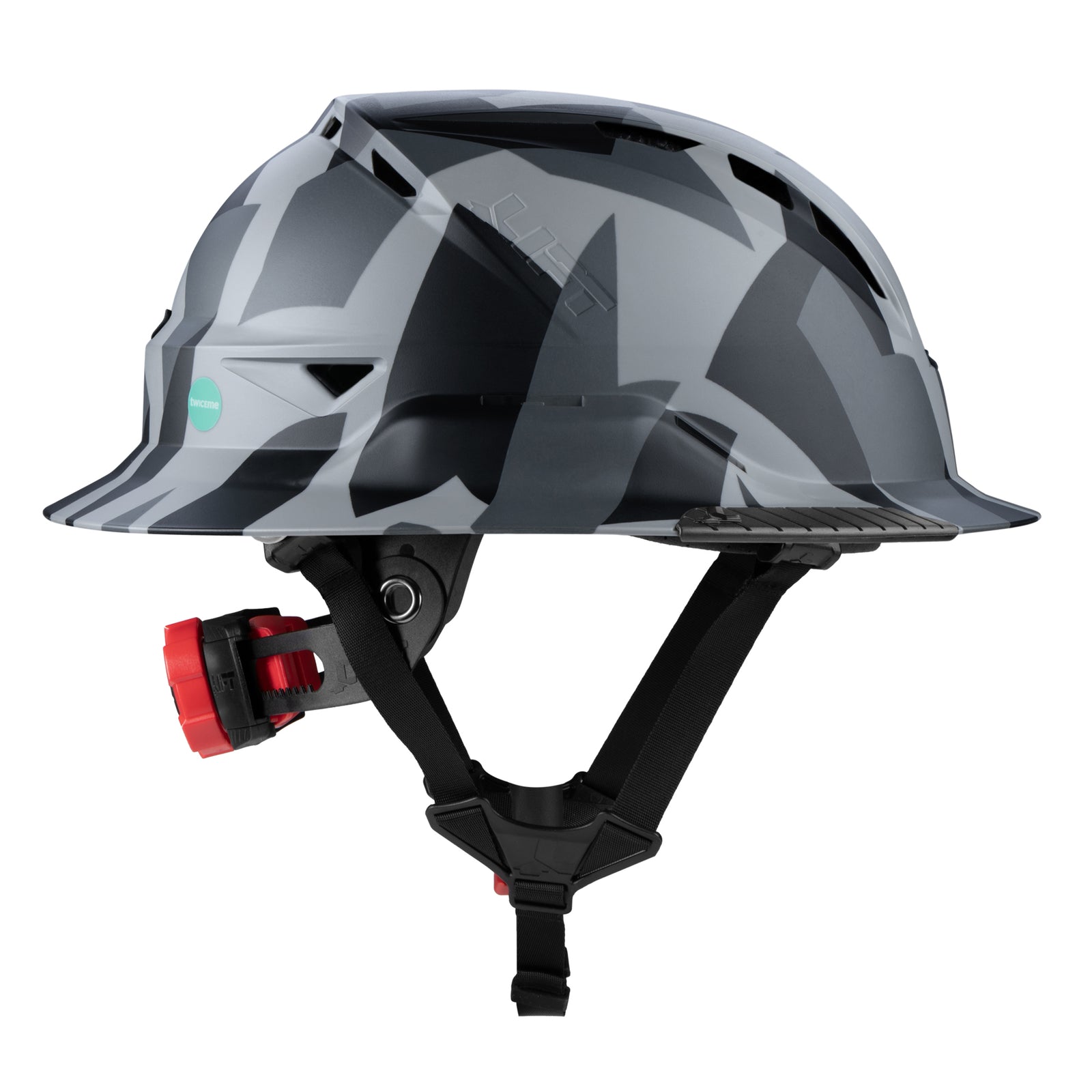 Radix Full Brim Vented with Twiceme [color: black geo camo]