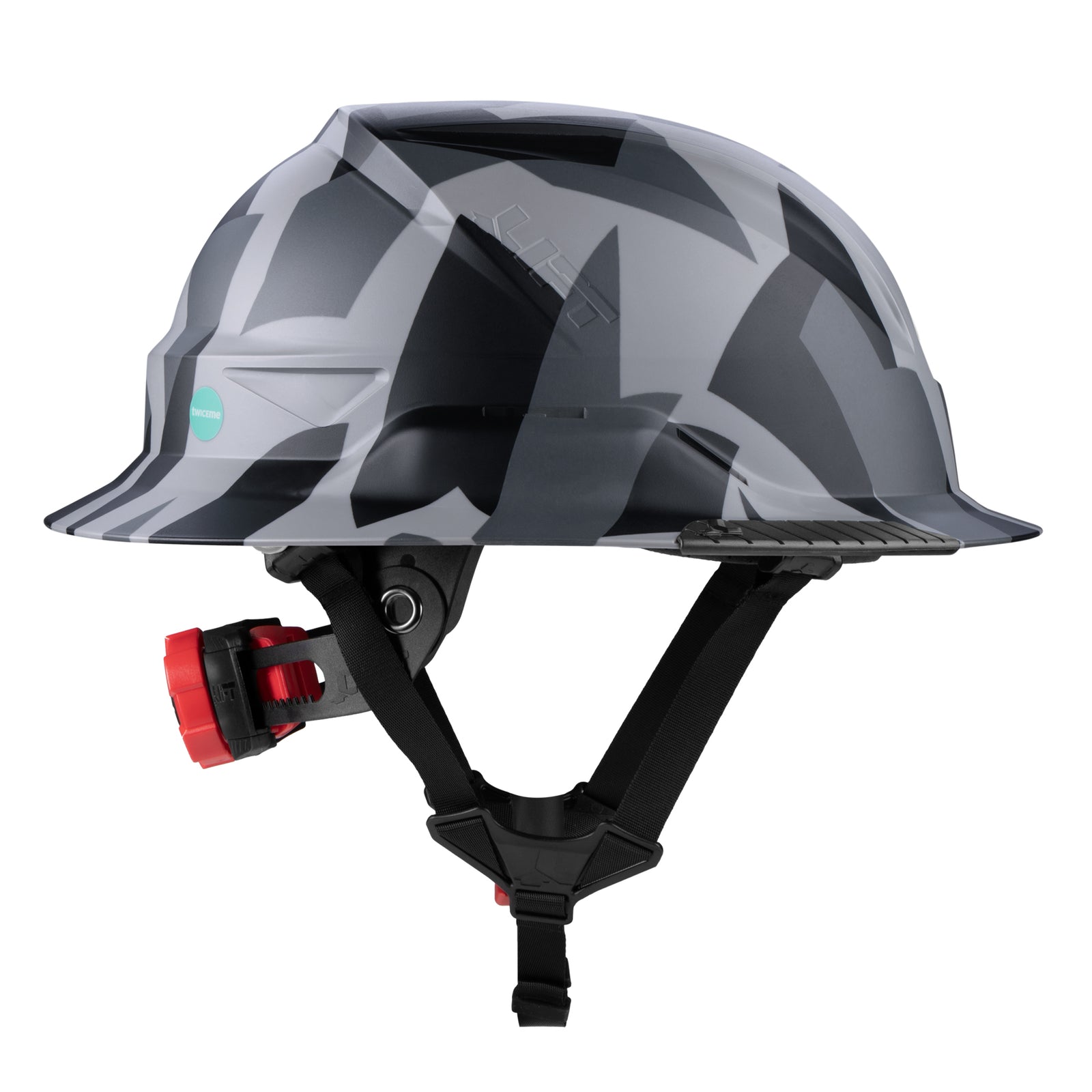 Radix Full Brim Non-vented with Twiceme [color: black geo camo]