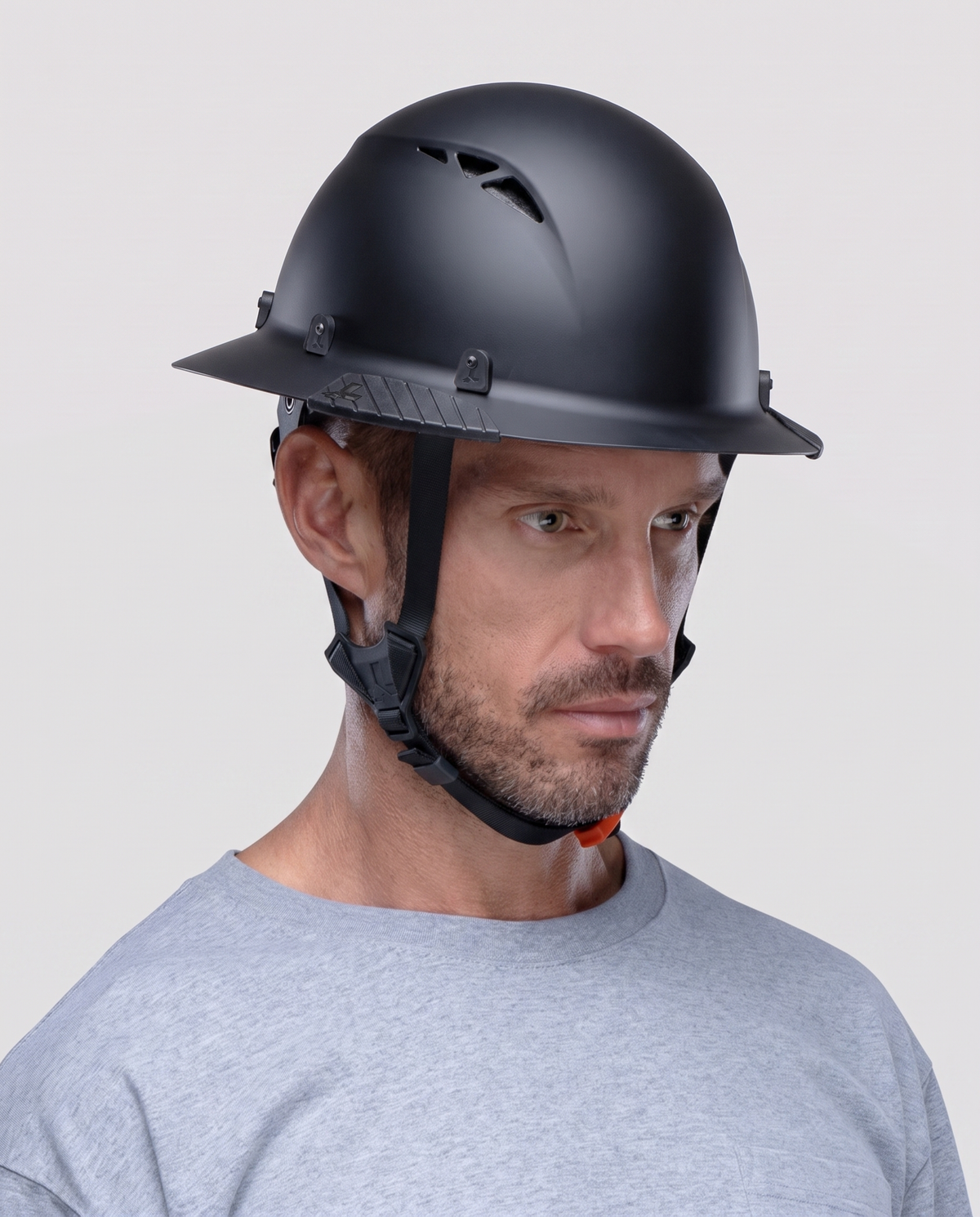 DAX T2 Full Brim Hard Hat [color: matte black]