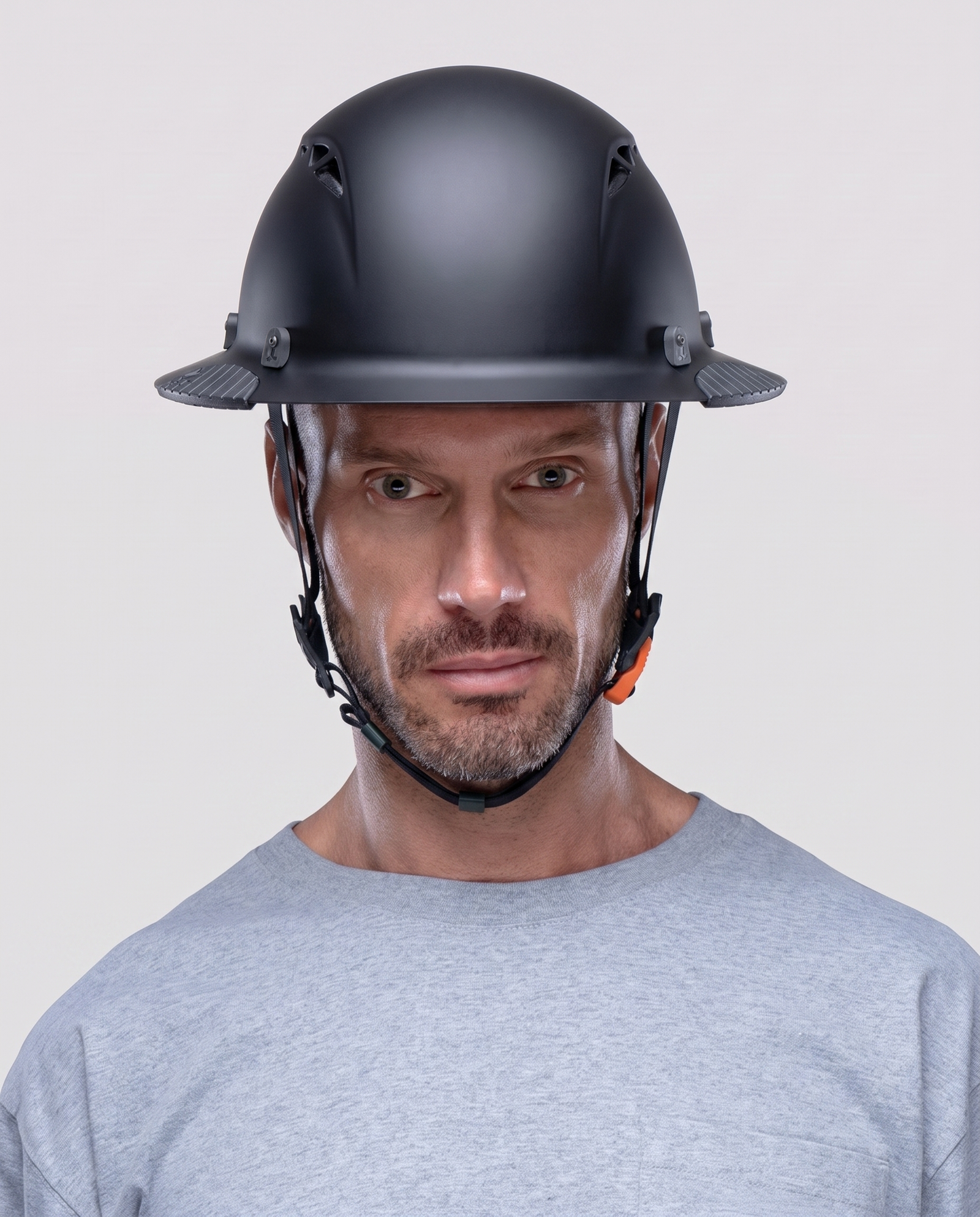 DAX T2 Full Brim Hard Hat [color: matte black]