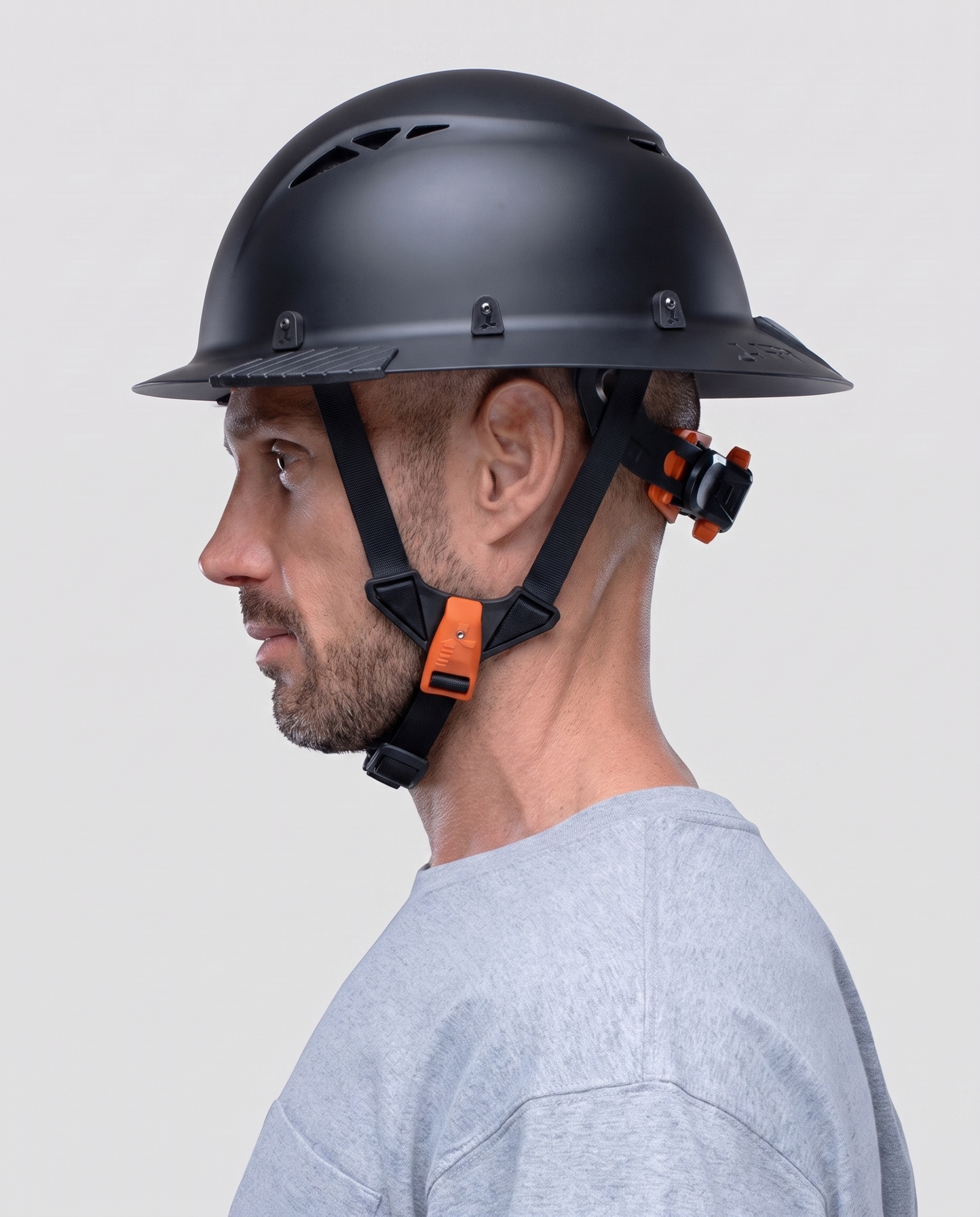 DAX T2 Full Brim Hard Hat [color: matte black]