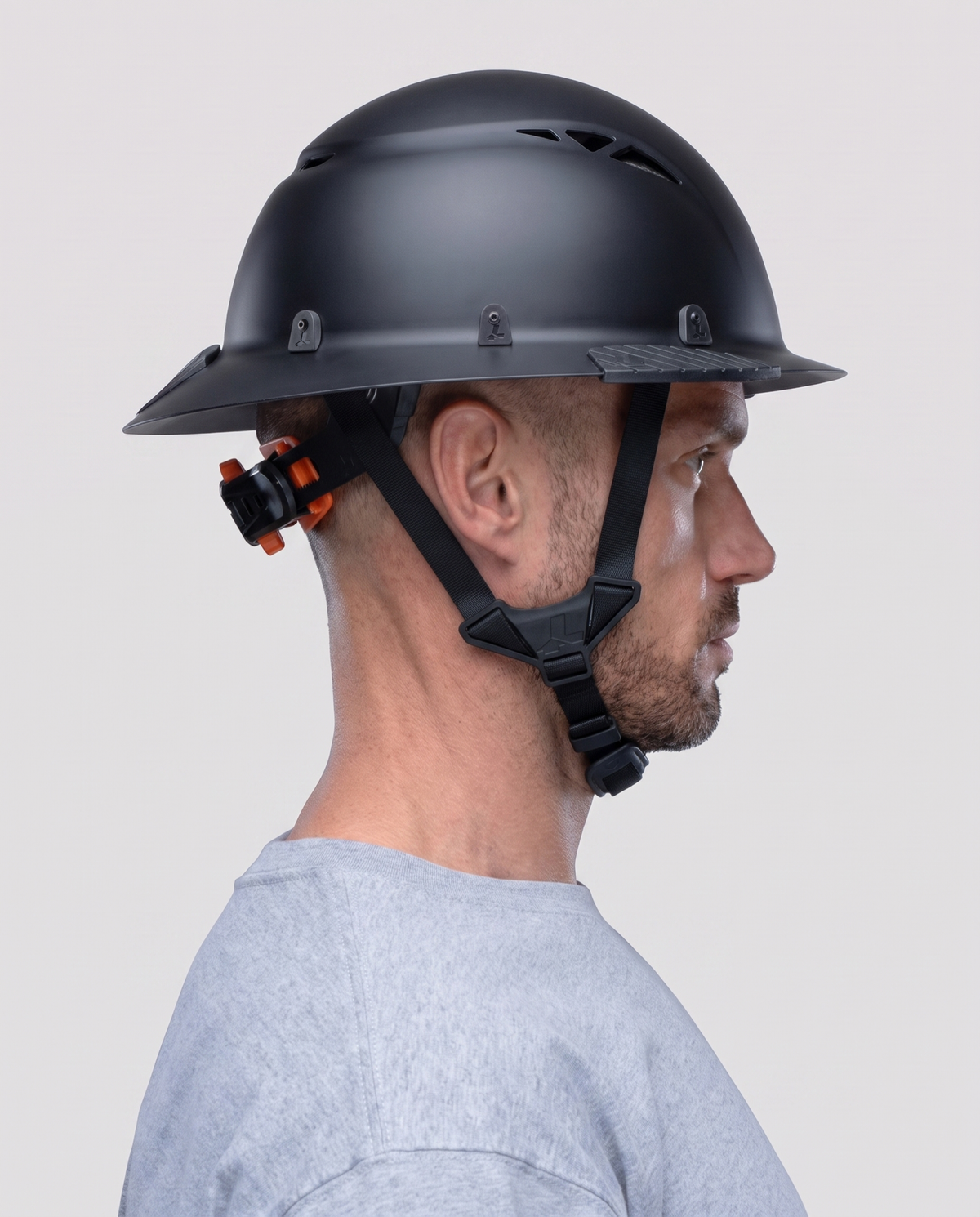 DAX T2 Full Brim Hard Hat [color: matte black]