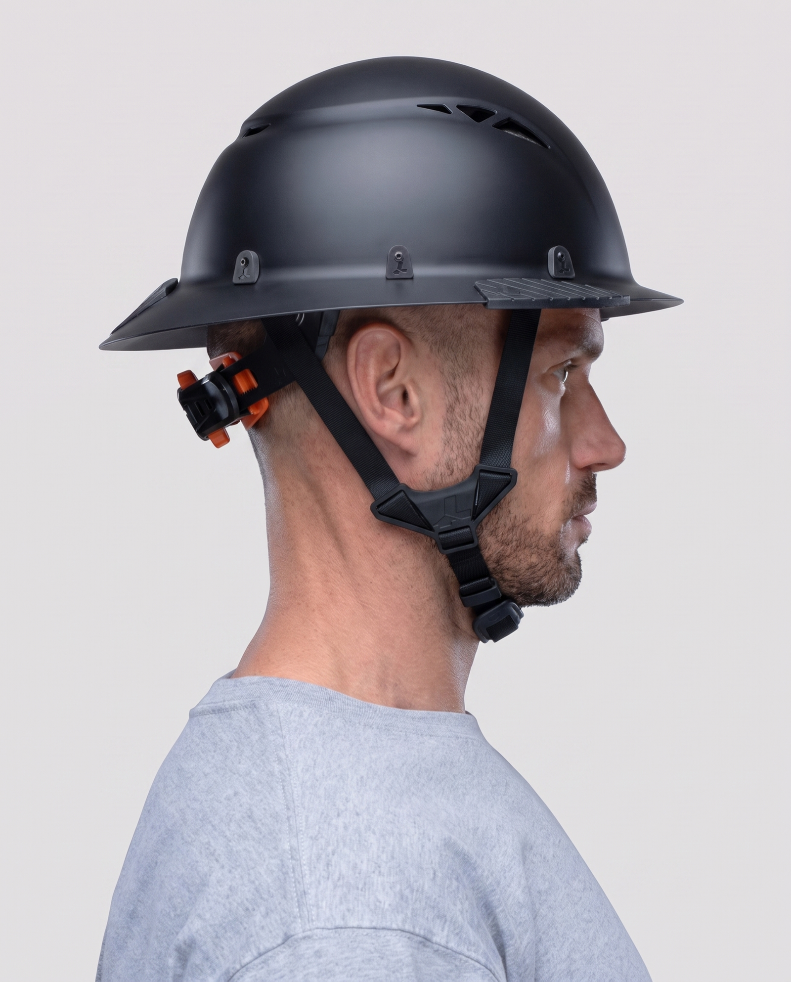 DAX T2 Full Brim Hard Hat [color: matte black]