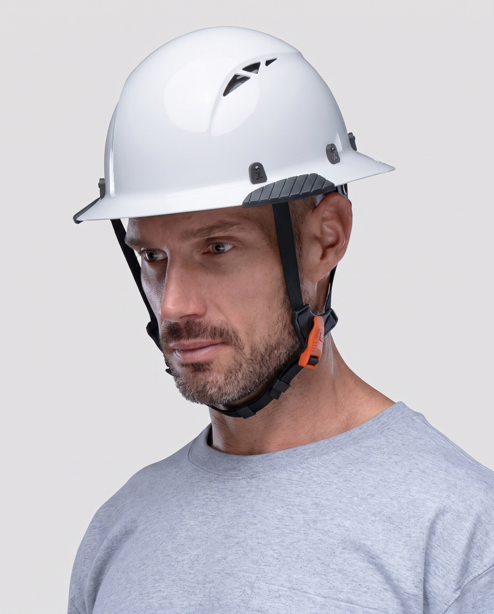 DAX T2 Full Brim Hard Hat [color: white]