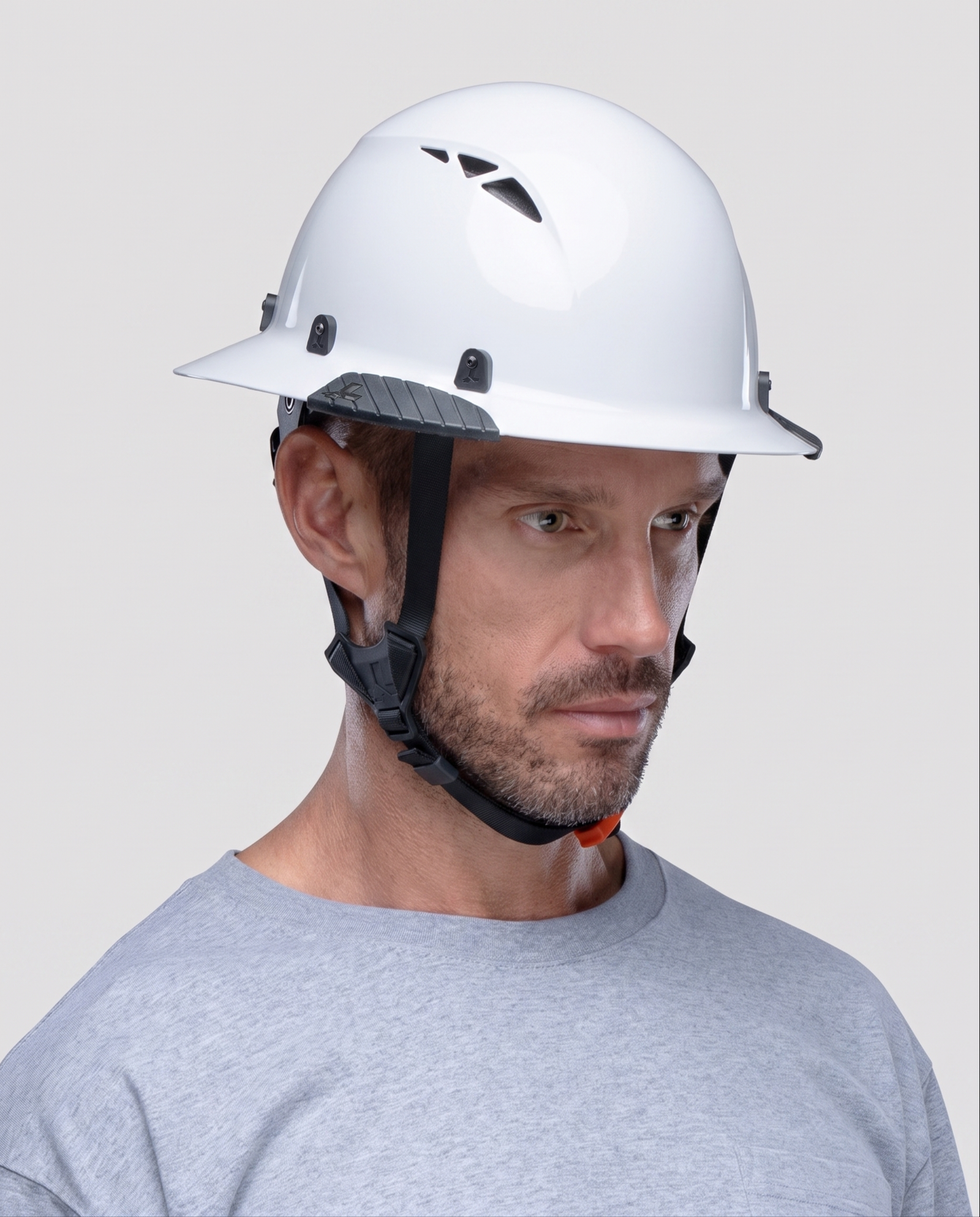 DAX T2 Full Brim Hard Hat [color: white]