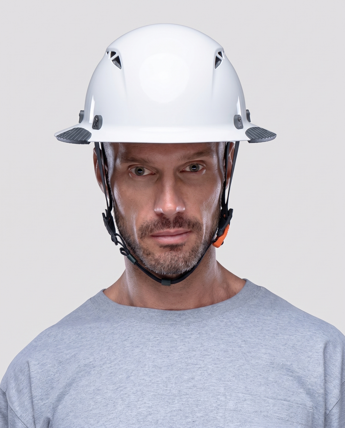 DAX T2 Full Brim Hard Hat [color: white]