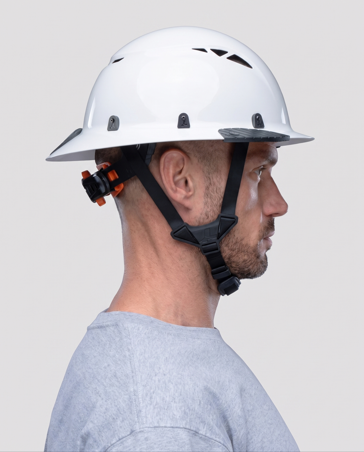 DAX T2 Full Brim Hard Hat [color: white]
