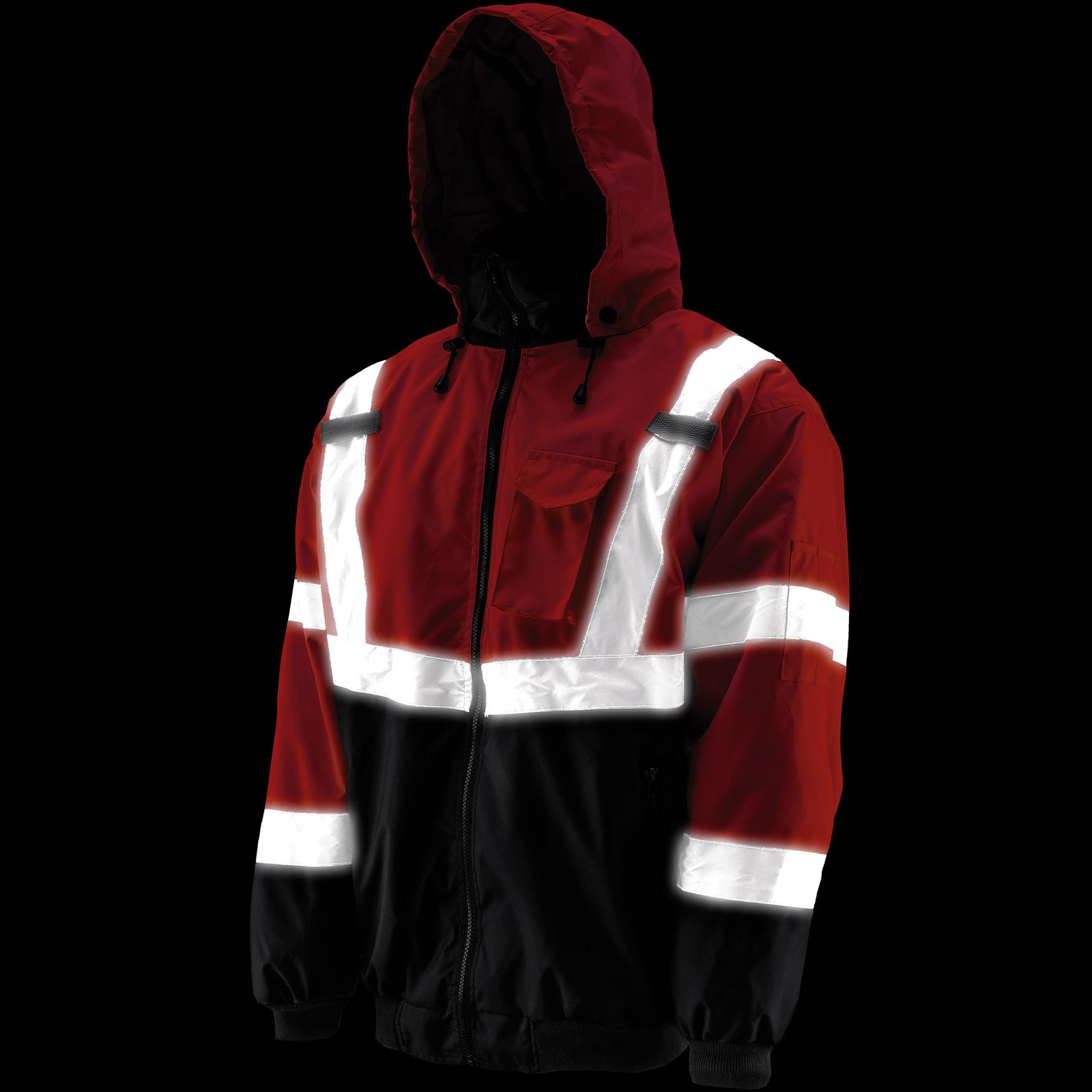 Hi-Viz Orange Bomber Jacket - LIFT Safety