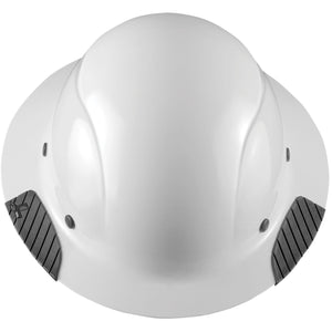 LIFT Safety - DAX Carbon White<br> Full Brim Hardhat