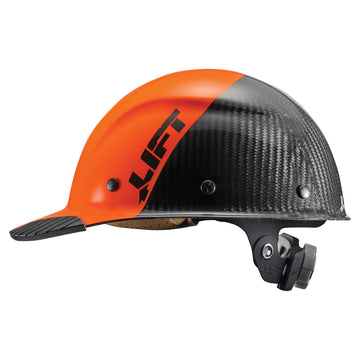 Lift Safety Full Brim Carbon Dax Fifty 50 Schutzhelm Gelb 10649