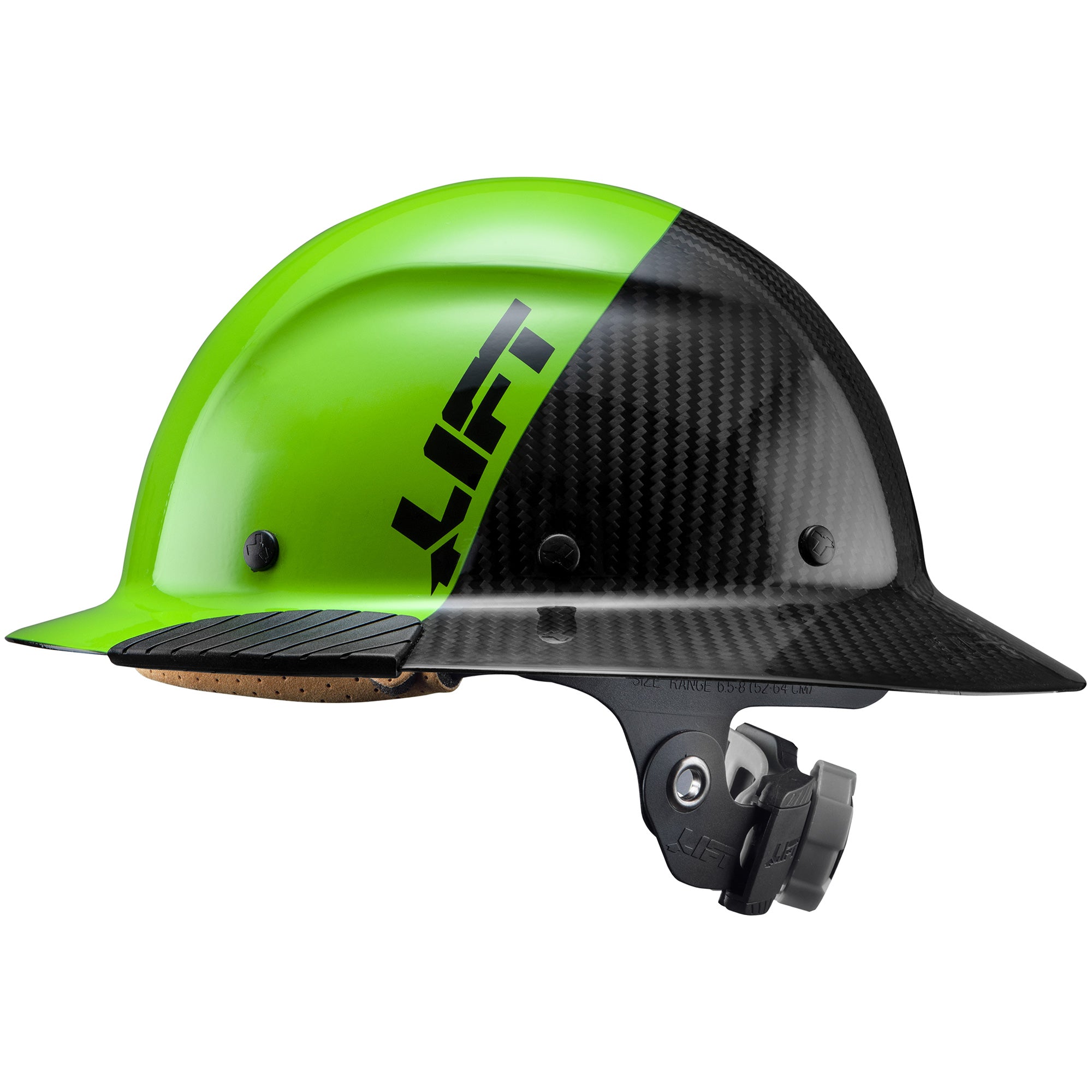 DAX Fifty 50 Carbon Fiber Full Brim Hardhat | LIFT Safety